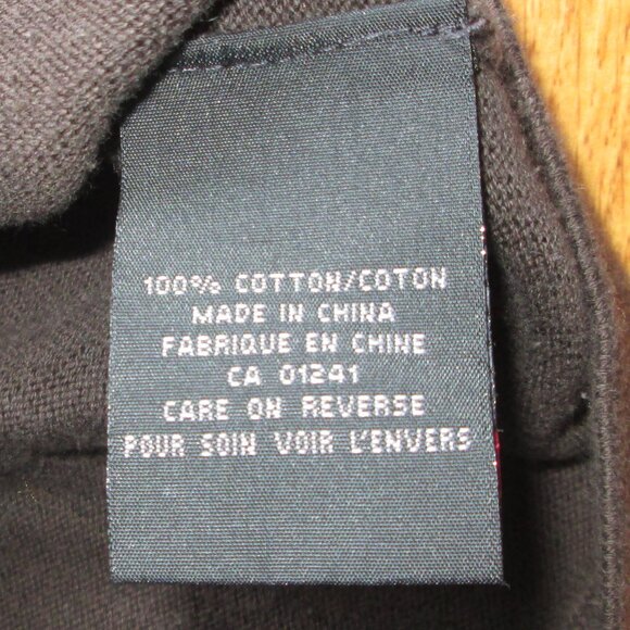 Men's Simons 100% Cotton Brown V-neck Argyle Sweater Size Small - Picture 4 of 4